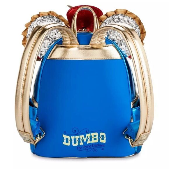 Loungefly Disney Dumbo Main Attraction Circus Foil Chrome Mini Backpack main image 4